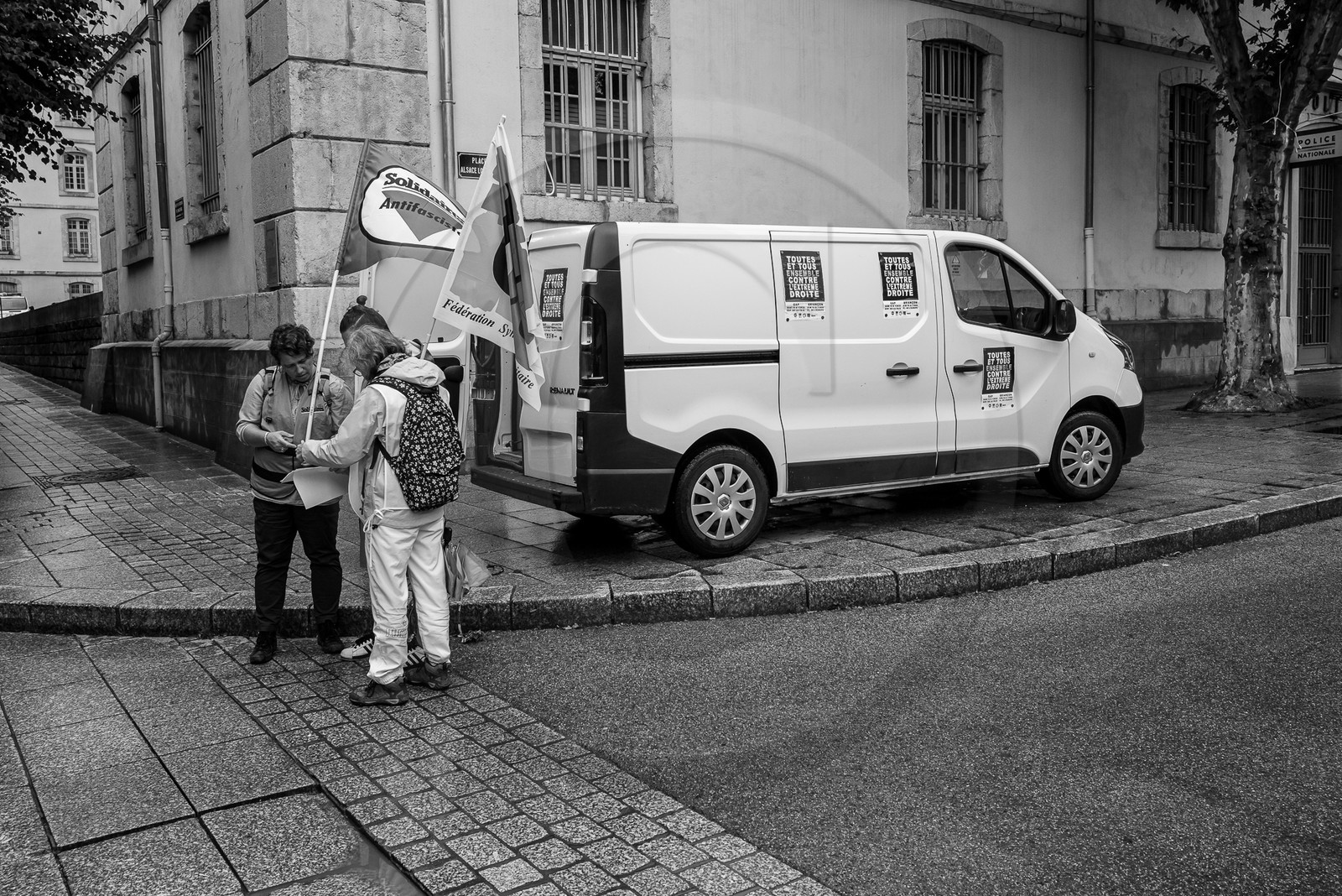 15 juin 2024 - Gap (Hautes-Alpes)- Manifestation contre l'extrême droite