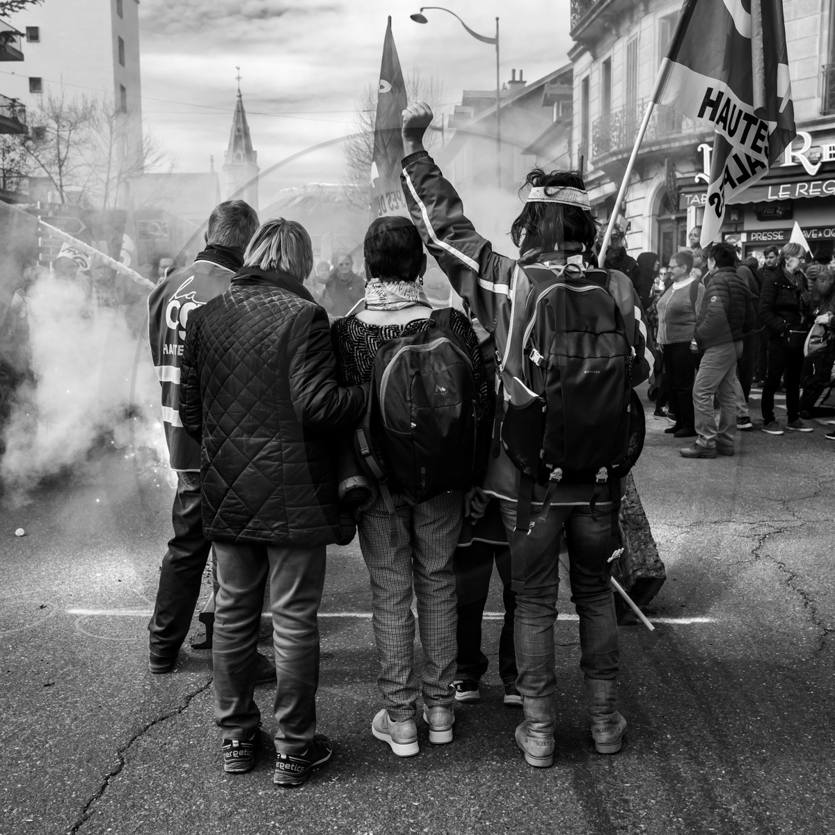 6 avril 2023 : Manifestation contre la réforme des retraites à Gap