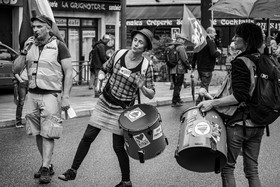 15 juin 2024 - Gap (Hautes-Alpes)- Manifestation contre l'extrême droite