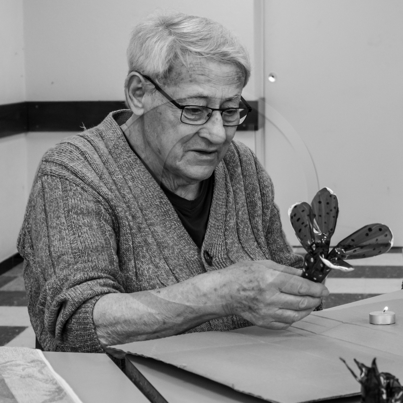 15 mai 2019 : création de fleurs en plastique