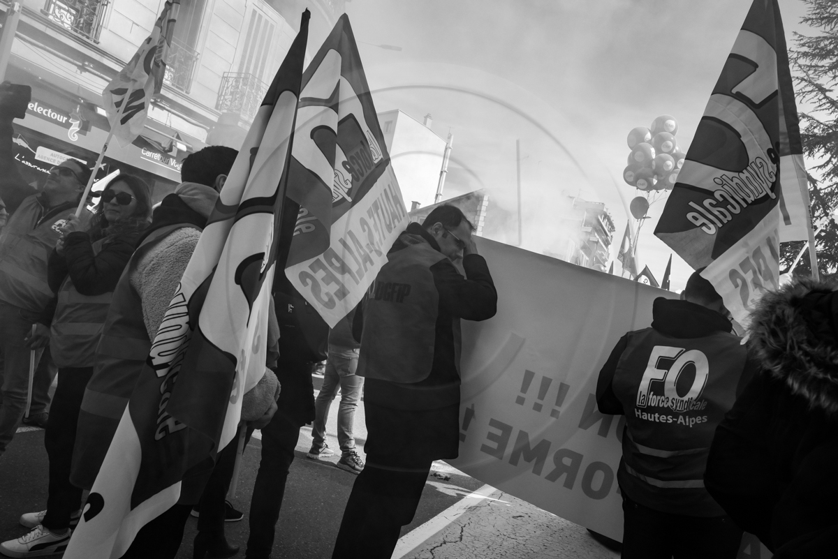 28 mars 2023 : Manifestation contre la réforme des retraites à Gap