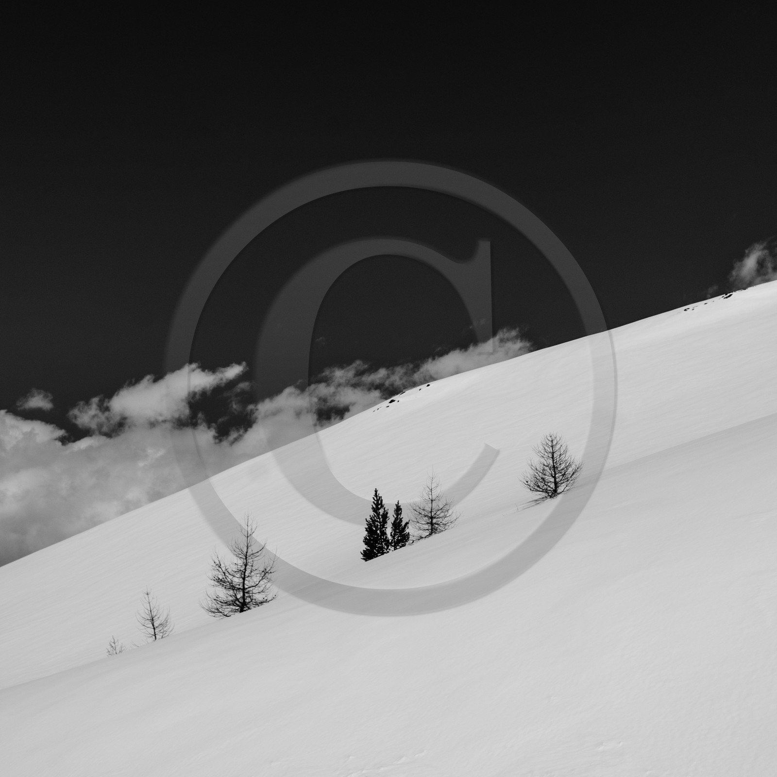Neige au Col de Vars