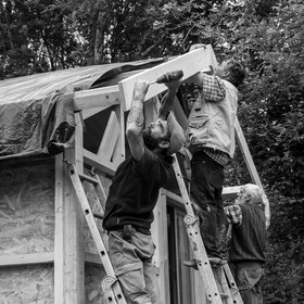 Construction d'une cabane