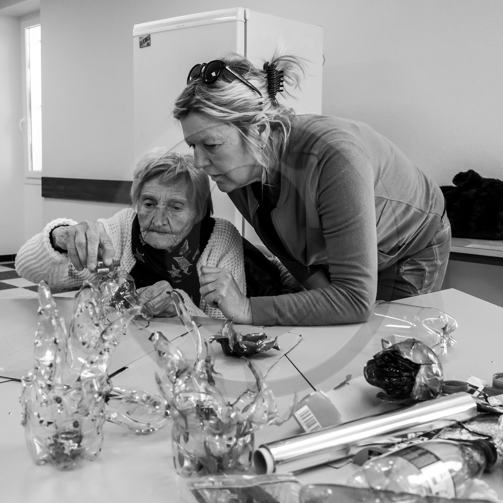 15 mai 2019 : création de fleurs en plastique 15 mai 2019 : création de fleurs en plastique