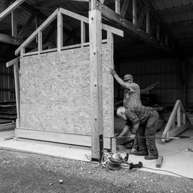 Construction d'une cabane