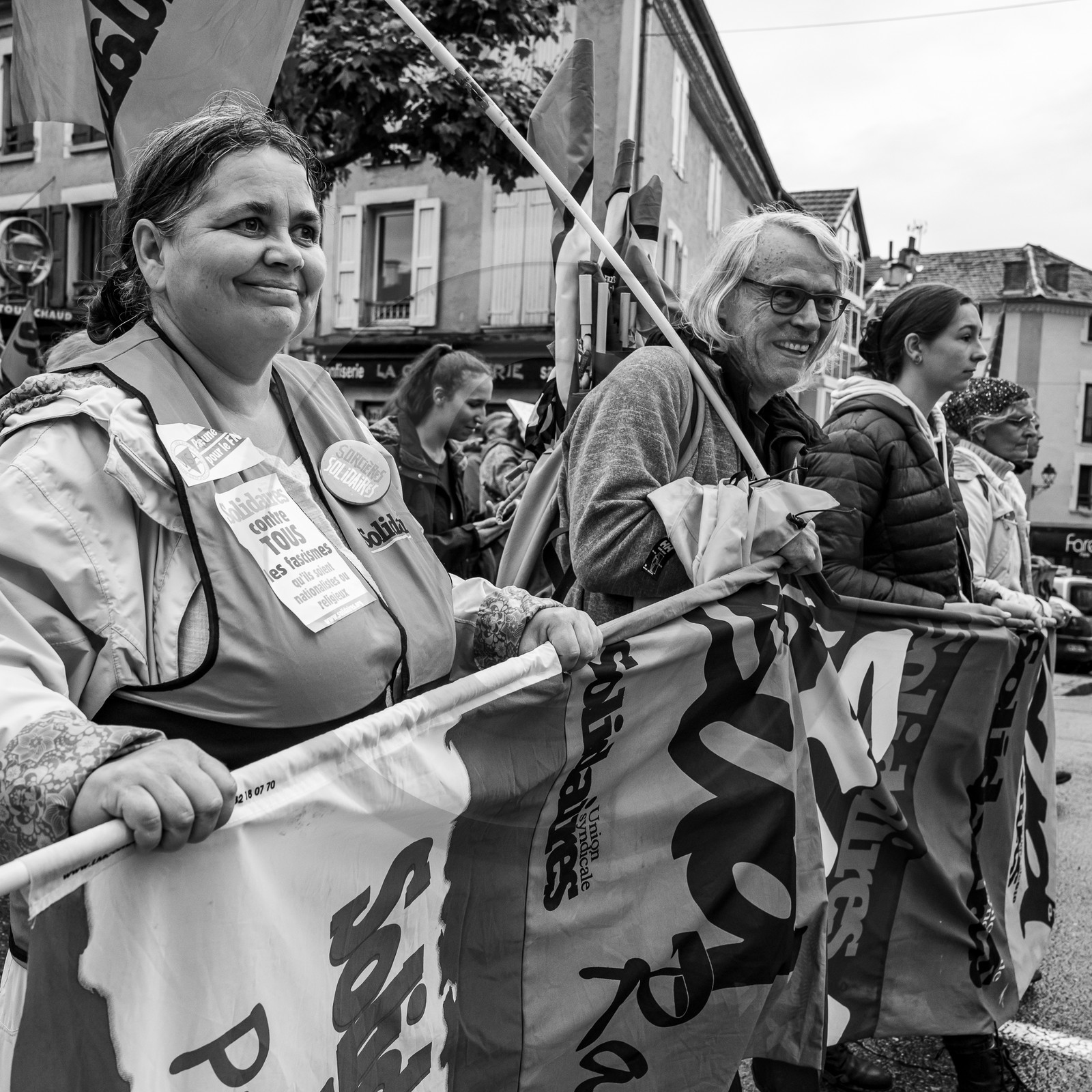15 juin 2024 - Gap (Hautes-Alpes)- Manifestation contre l'extrême droite