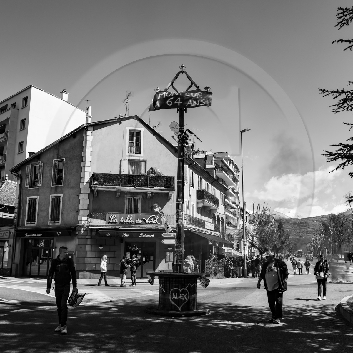 13 avril 2023 : Manifestation contre la réforme des retraites à Gap