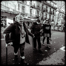 Manifestation à Gap le 10 décembre 2019.