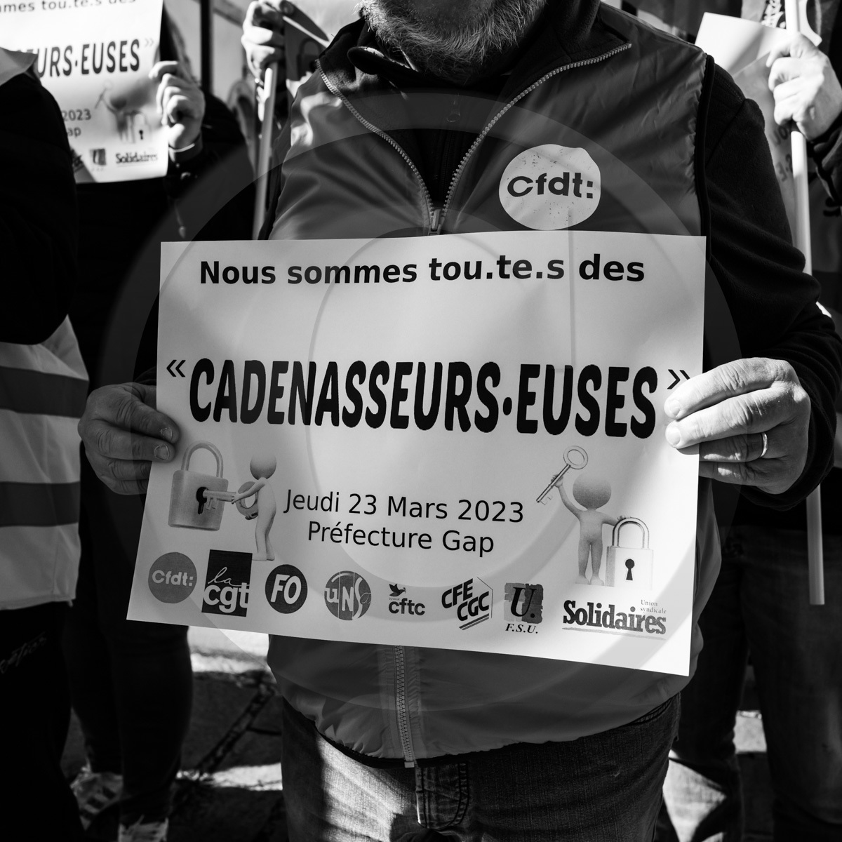 13 avril 2023 : Manifestation contre la réforme des retraites à Gap
