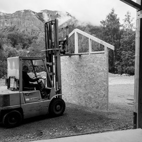 Construction d'une cabane