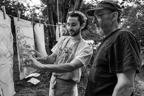 05 juillet 2023 : une cantine et des artistes