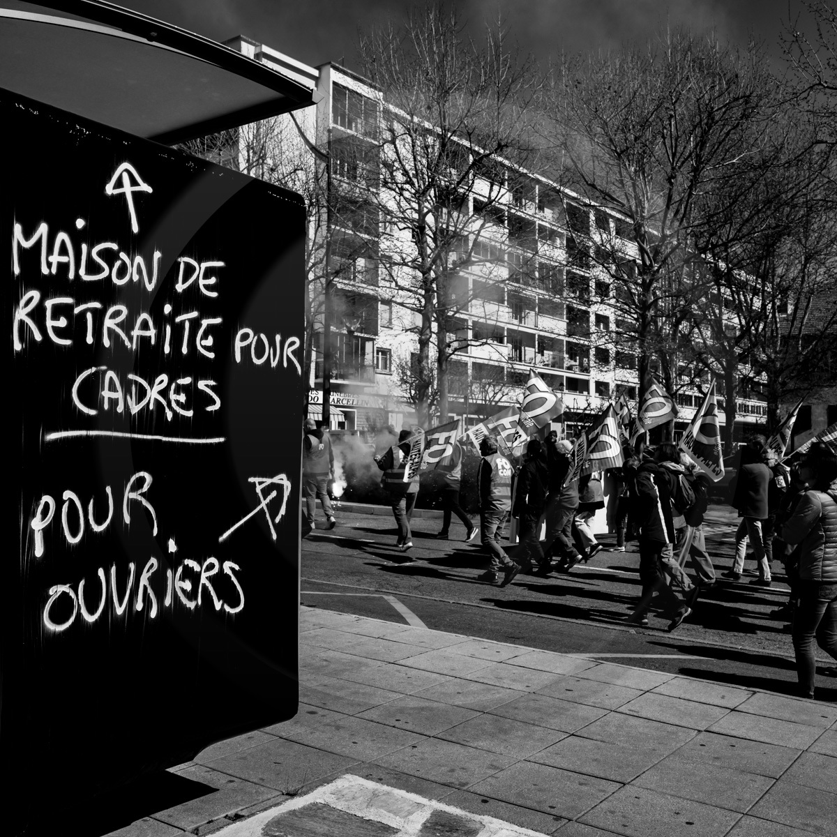 13 avril 2023 : Manifestation contre la réforme des retraites à Gap