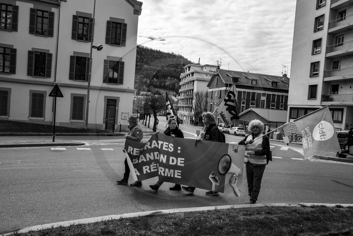 6 avril 2023 : Manifestation contre la réforme des retraites à Gap