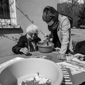 14 avril 2021 : collages, taille, jardinage