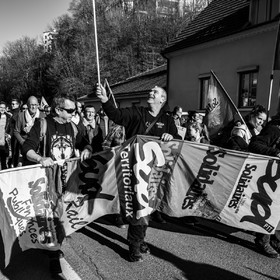 11 février 2023 : Manifestation contre la réforme des retraites à Gap (Hautes-Alpes)
