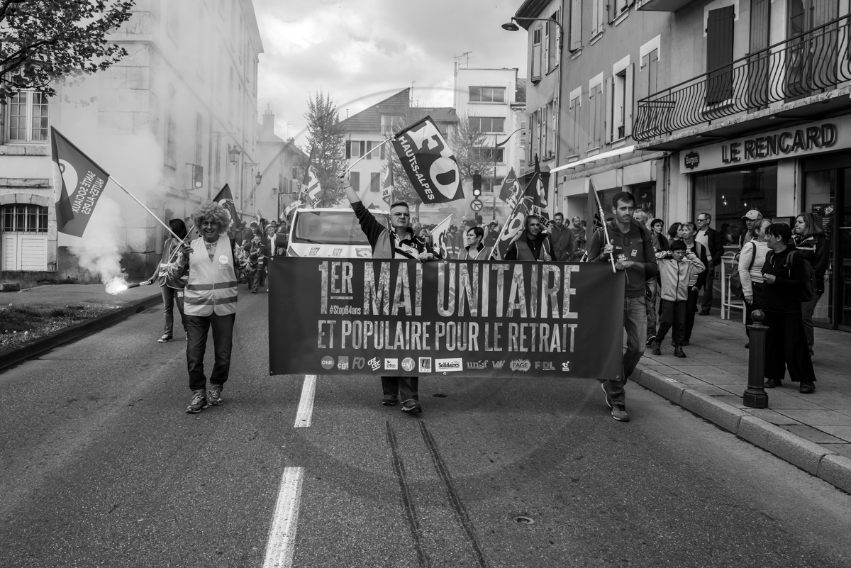 1er mai 2023 : manifestation à Gap (Hautes-Alpes)