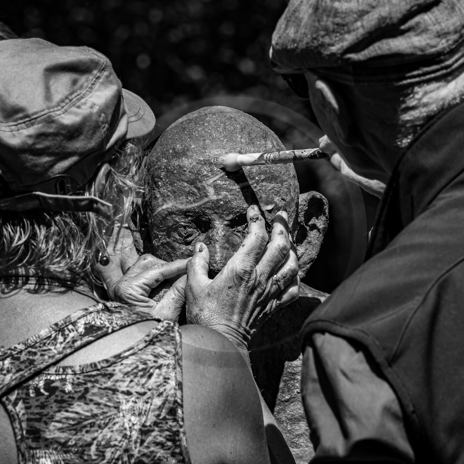 21 aout 2024 : Réalisation de Marcel Joli Coeur, l'homme de l'Ouort avec Barbara Fougnon, artiste plasticienne, et un anniversaire en chansons.