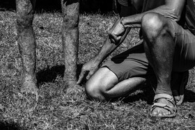 21 aout 2024 : Réalisation de Marcel Joli Coeur, l'homme de l'Ouort avec Barbara Fougnon, artiste plasticienne, et un anniversaire en chansons.