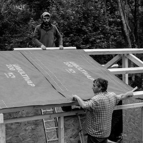 Installation de la cabane