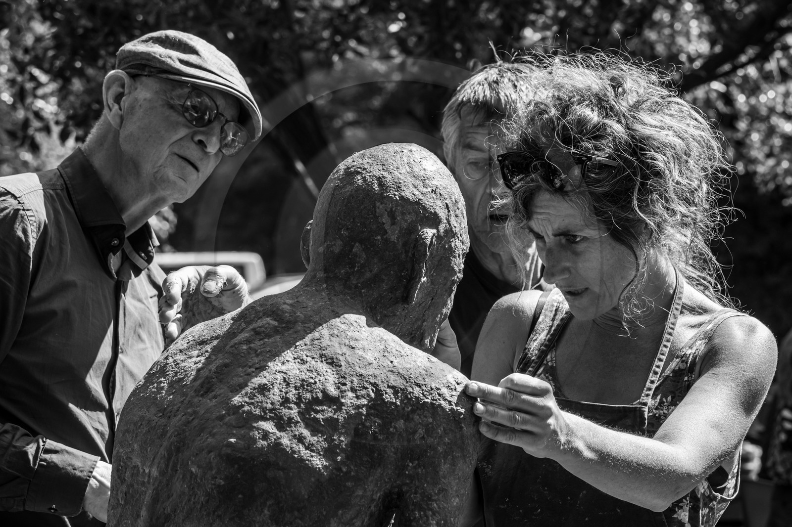 21 aout 2024 : Réalisation de Marcel Joli Coeur, l'homme de l'Ouort avec Barbara Fougnon, artiste plasticienne, et un anniversaire en chansons.