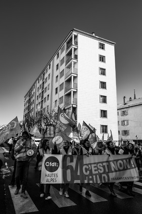7 février 2023 : Défenses de retraites à Gap