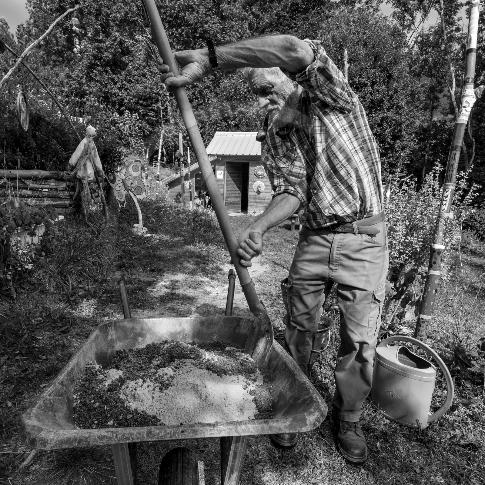 08 septembre 2021 : des jeux et des aménagements au jardin