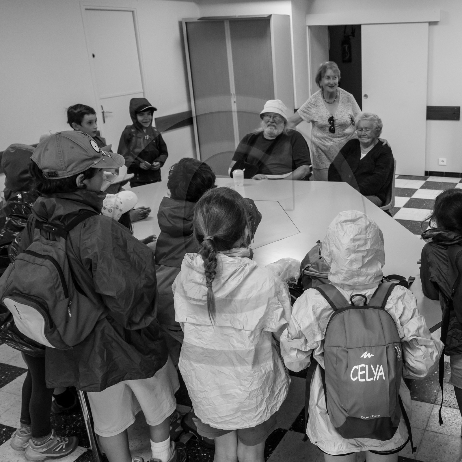 Avec l'école de Saint-Bonnet