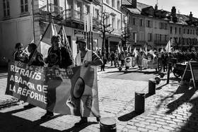 16 février 2023 : Manifestation contre la réforme des retraites à Gap (Hautes-Alpes)