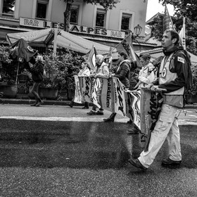 15 juin 2024 - Gap (Hautes-Alpes)- Manifestation contre l'extrême droite