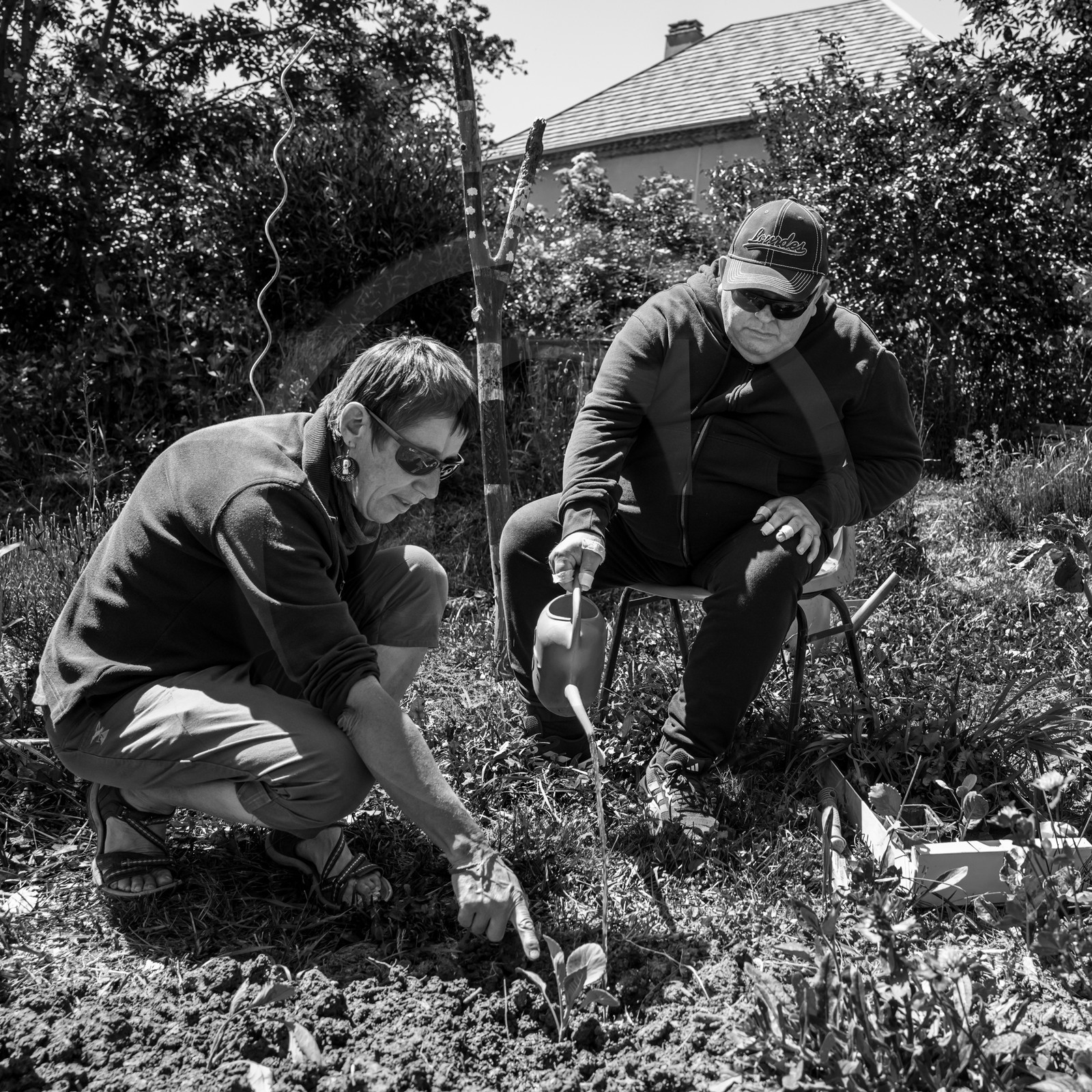 12 juin 2024 : création d'un jeu et jardinage