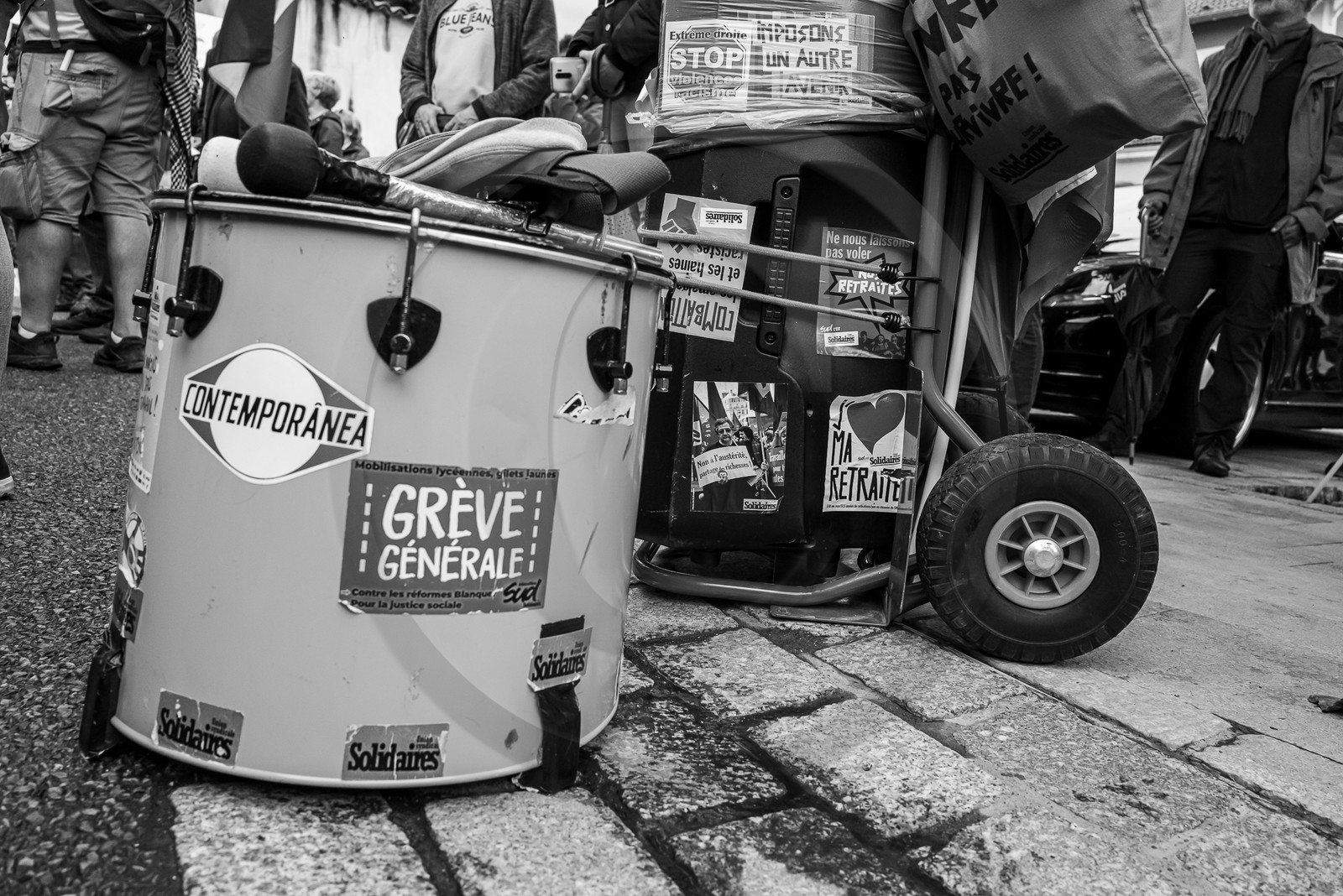 15 juin 2024 - Gap (Hautes-Alpes)- Manifestation contre l'extrême droite