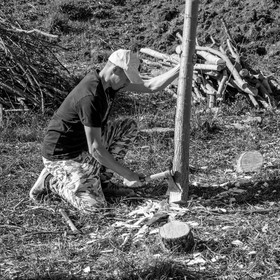 Nettoyage du terrain - Coupe du bois - 29 03 17