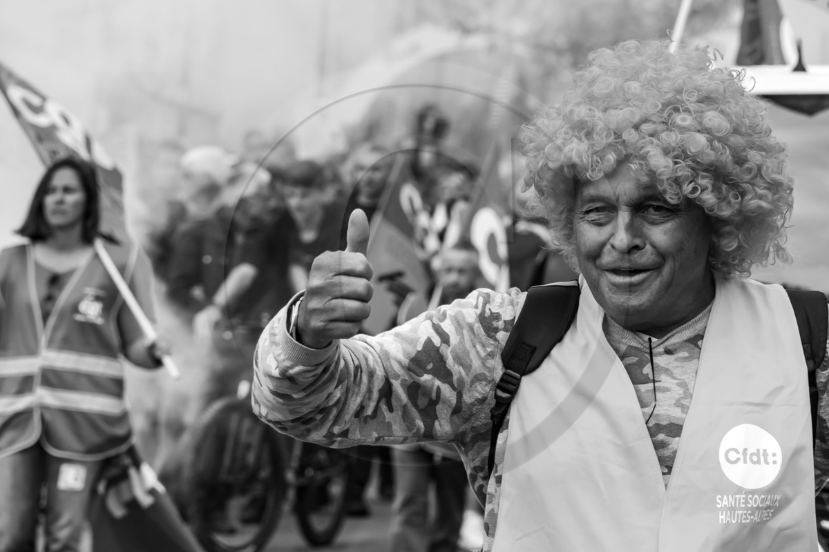 1er mai 2023 : manifestation à Gap (Hautes-Alpes)