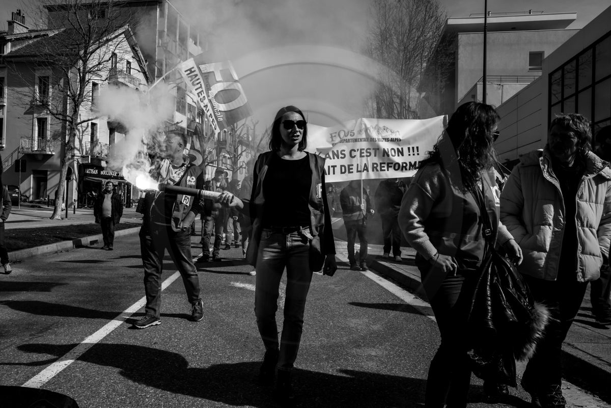 16 mars 2023 : Manifestation contre la réforme des retraites à Gap