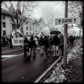 Manifestation à Gap le 17 décembre 2019