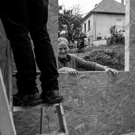 Installation de la cabane