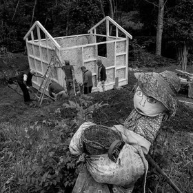 Installation de la cabane